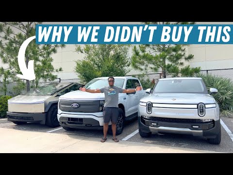 F-150 Lightning & Rivian Owners Drive Tesla Cybertruck! Why We Didn’t Go For One