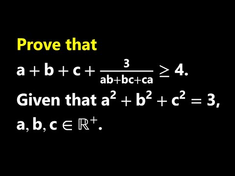 Prove The Inequality.
