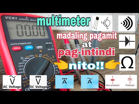 PAANO GAMITIN ANG MULTIMETER TESTER?| HOW TO READ ELECTRICAL VALUES| matoto kahit di ka electrician