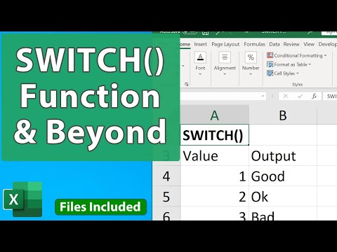 SWITCH() Function in Excel and 3 Alternatives