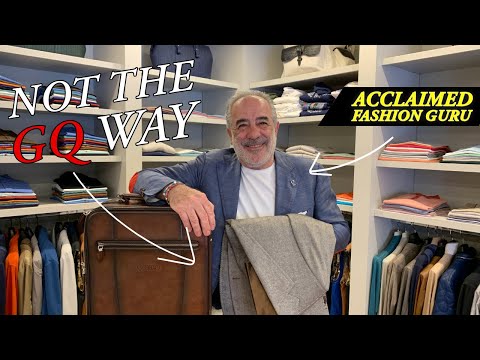 The ONLY Correct Way to Fold/Pack Suit Jacket in Suitcase