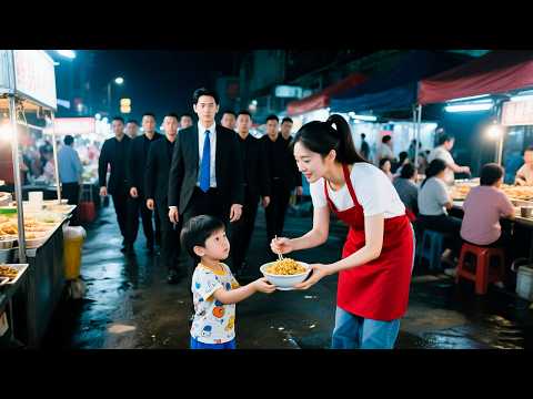 Cinderella gave a hungry boy a bowl of fried rice,he brought his CEO dad to marry her！