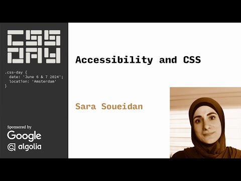 The “Other” C in CSS | Sara Soueidan | CSS Day 2024