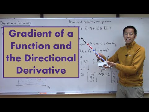 Gradient of a Function and the Directional Derivative