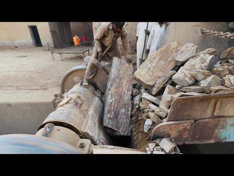 WORLD'S BIGGEST Rock Crusher DESTROYSGIANT Mountain Stone!#crushing #viralvideo 🥵