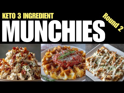 3x Simple Keto Dinner recipes that take 5 minutes each to make!