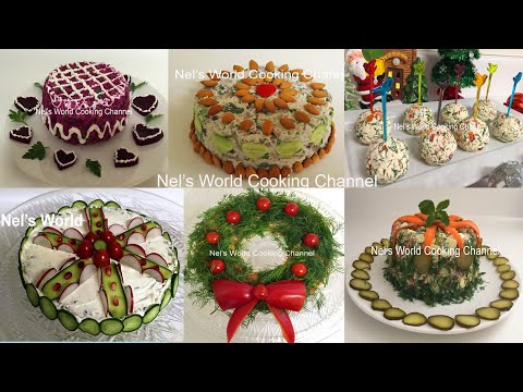 6 Christmas Salads/ 6 Ամանորյա Աղցաններ 2022․ Հեշտ, Արագ և Շատ Համեղ / Axcanner - Меню на НОВЫЙ ГОД