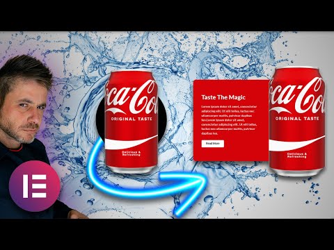 Create a Amazing Coke Can Hover Effect in Elementor | WordPress Tutorial
