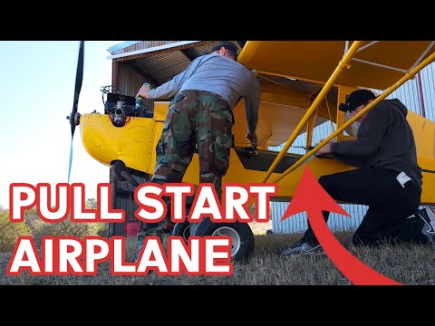 Will It Start After Years? Snow-Mobile Engine Airplane