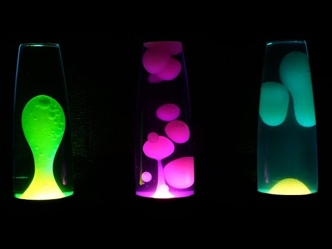 Relaxing lava lamps with the sound of bubbling water