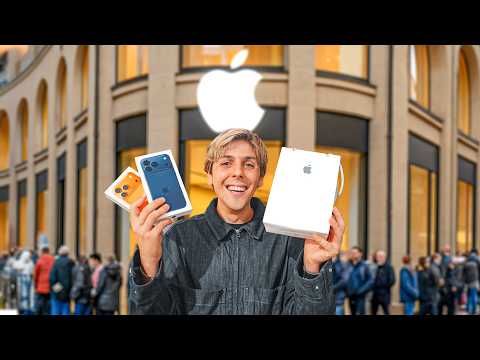 I BOUGHT THE iPHONE 17 AT THE APPLE STORE!!