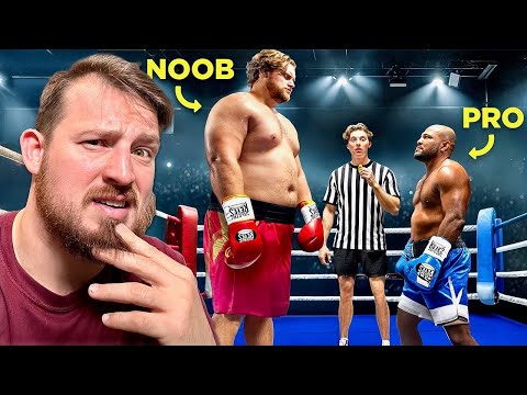 HUGE Average Joe vs Lightweight Boxer