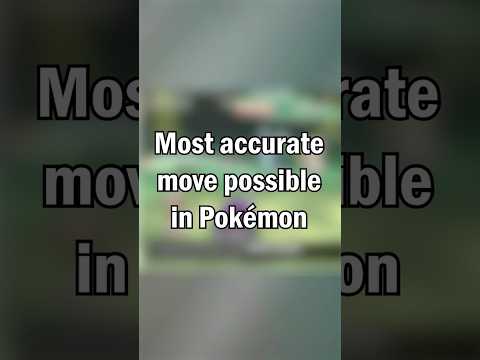 The most accurate move possible in all of Pokémon! #pokemon #shorts