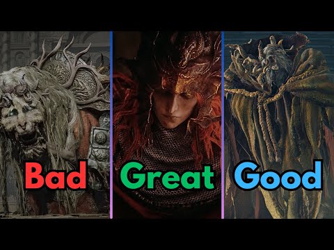 Elden Ring Bosses Ranked WORST to BEST (+DLC)