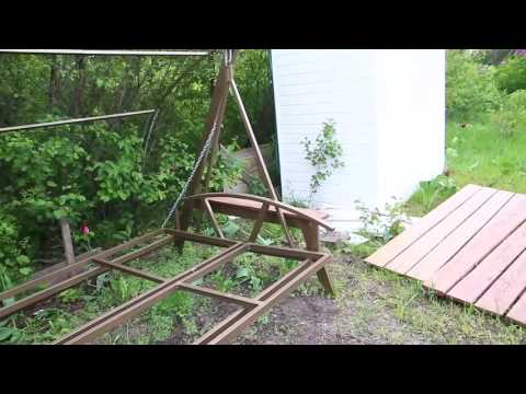 Лучшая садовая качель Как я ее делал