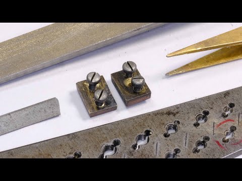 #008 Making handmade thread-matched screws for a 19th century clock case