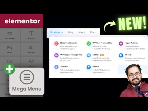 New Mega Menu Widget - Elementor Update