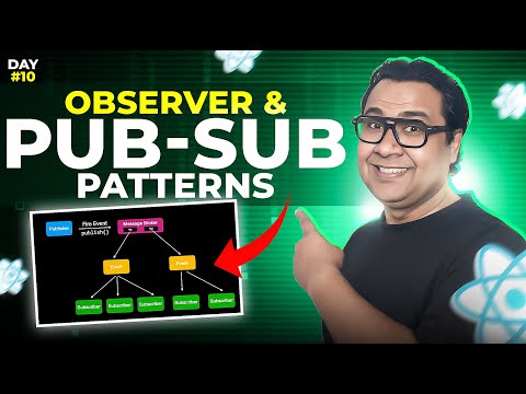 Pub-Sub vs Observer in React — Deep Dive, Architecture & Working Demo