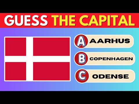 Guess 50 CAPITAL CITIES of the WORLD | Country Quiz | Geography Challenge