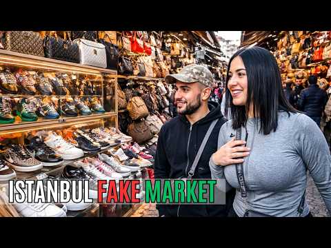 ISTANBUL TURKEY 2026 4K WALKING TOUR | Inside Istanbul Fake Market Near Grand Bazaar