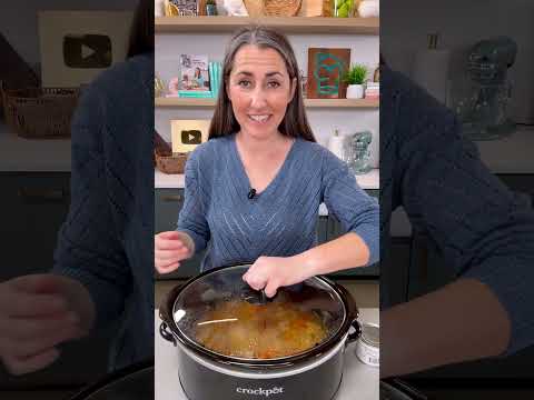 Slow Cooker Green Chile Pork Stew #thestayathomechef #recipe #cooking #dinner