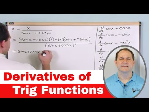Derivatives of Trig Functions (Sin, Cos, Tan) in Calculus - [1-4]
