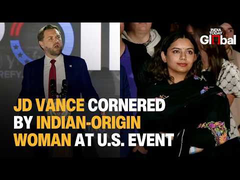 Indian-Origin Woman Confronts JD Vance: “You Sold Us the American Dream, Now You Stop Us?”