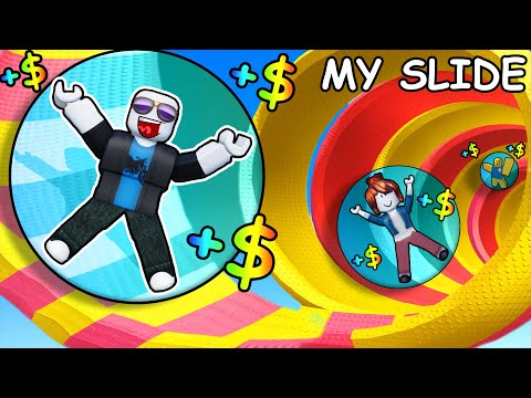 making MILLIONS by creating THE BEST Marble Slide in Roblox...