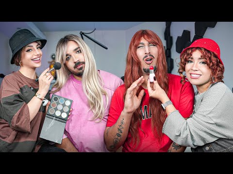 پسرارو آرایش کردیم!😂💄زشت ترین دافای دنیا👹