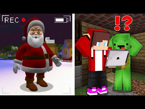 JJ and Mikey Watch  SANTA CLAUS on The Cameras !?