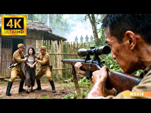 Japanese used village women as hostages; Chinese Gun King, enraged, precisely sniped the colonel!