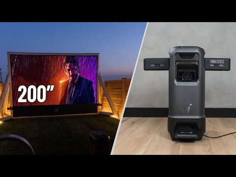 setting up a 4K Dolby Atmos home theatre in our backyard! - Nebula X1 Pro