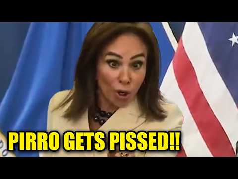 HUMILIATED Jeanine Pirro LASHES OUT At Reporter