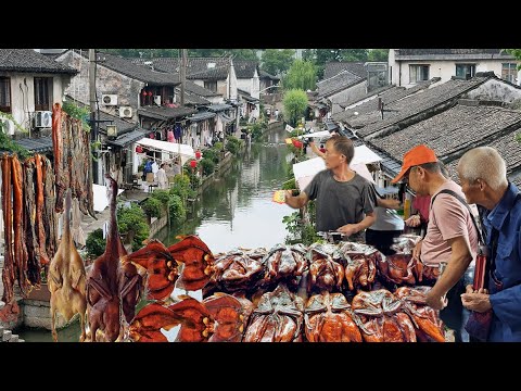 Traditional Chinese Food Tour in Shaoxing Water Town: Fermented Duck, Funky Tofu & Rotten Veg