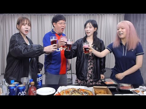 감스트x기래민x뀨알x여푸 집들이 1회차 술먹방 [25.6.4]