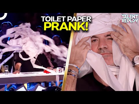 He Covered Simon Cowell in Toilet Roll… And the Judges LOST It | Britain's Got Talent
