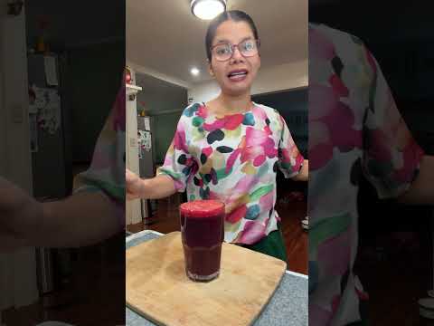 Jugo de zanahoria y remolacha,betabel #natural #receta