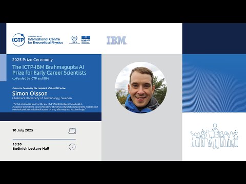 The ICTP-IBM Brahmagupta AI Prize for Young Scientists Ceremony