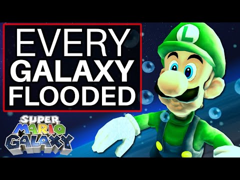 What if Every Galaxy was Flooded with Water in Super Mario Galaxy?