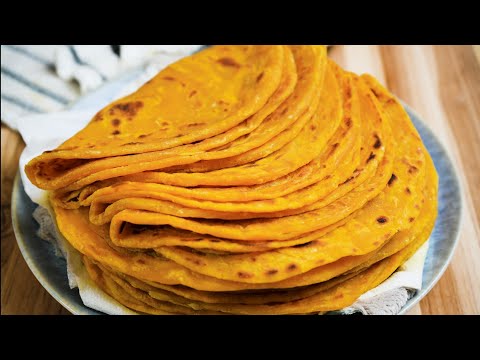 In this season. Fall for this Butternut Squash Chapati recipe, you'll enjoy it | Chapati Recipe