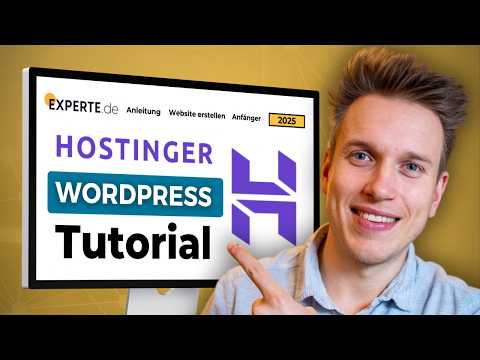Hostinger WordPress-Website erstellen: Einsteiger-Tutorial (deutsch)