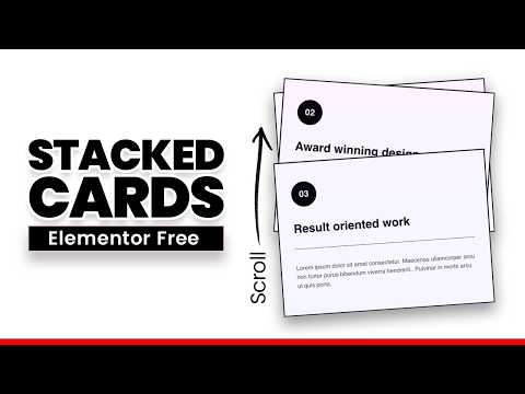 The Elementor Stacking Cards Effect That Will CHANGE Your Website