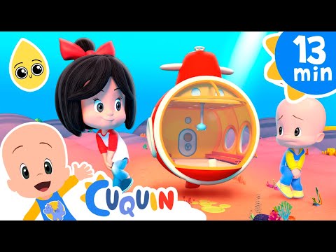 Poo Poo Submarine  | Cleo & Cuquin | Kids | Songs