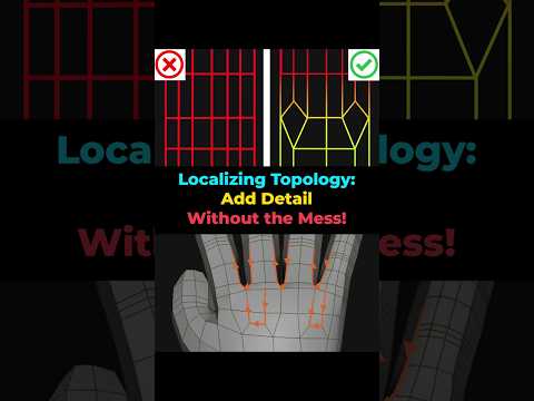 Localize Topology—3D Model Smarter, Not Harder! #3dmodeling #blender #animation