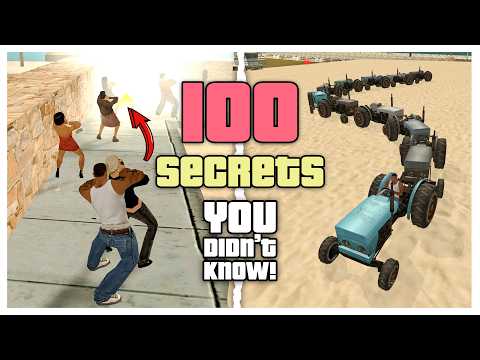100 Secrets You Didn't Know in GTA San Andreas!