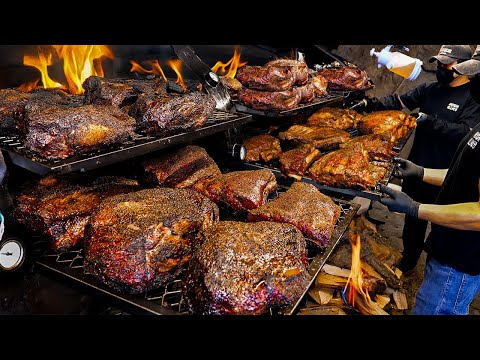 Best Ever American-style BBQ!! Perfect Texas Barbecue, Sold 10 Tons in a Month l Korean street food