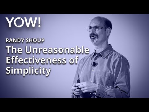 Large-Scale Architecture: The Unreasonable Effectiveness of Simplicity • Randy Shoup • YOW! 2022