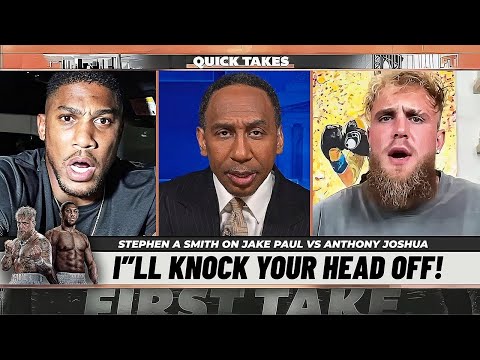 CHAOS ERUPTS LIVE! Anthony Joshua EXPLODES on Jake Paul in Heated Face-Off Interview!