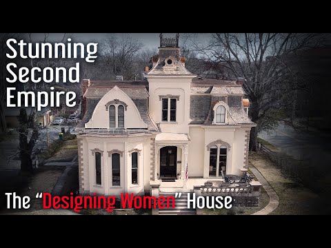 The Designing Women house! Historic House Tour: Stunning Second Empire