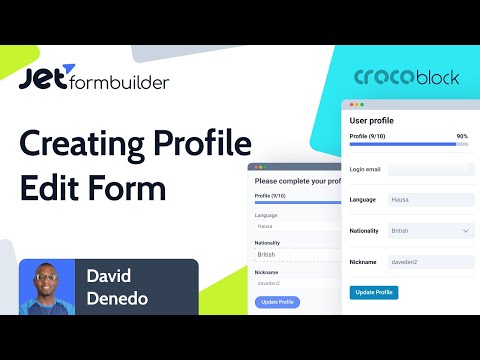 How to Create a User Profile Edit Form in WordPress | JetFormbuilder